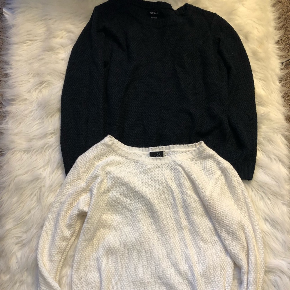 2 basic sweaters